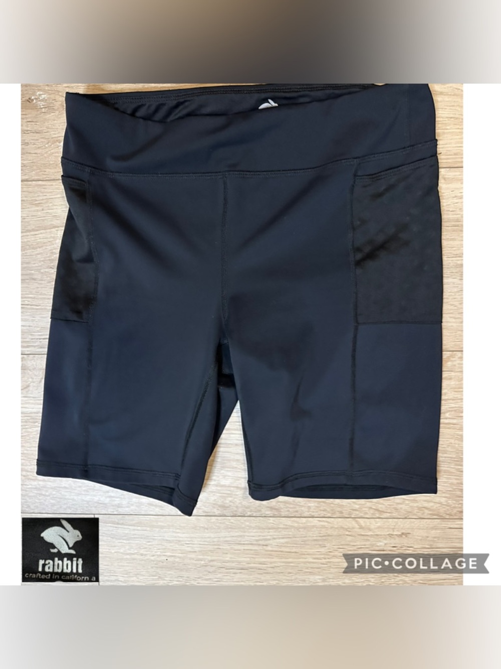 Rabbit- Women’s Speed Leggy Black High-Waist Performance 7” Bike/running Shorts